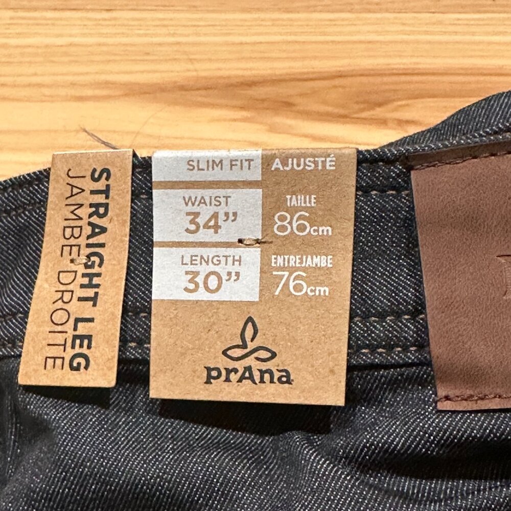 Prana bridger jeans 34 x 30 NWT